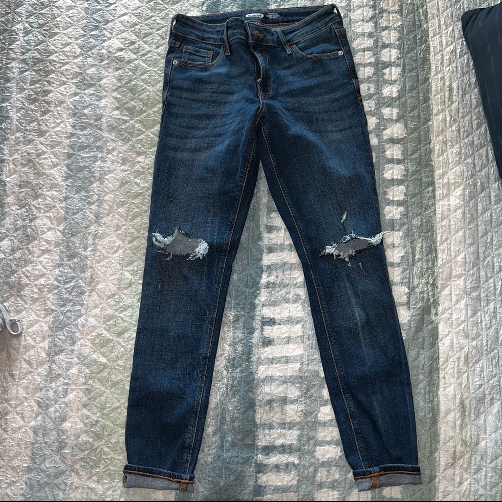 Dark blue Old navy Rockstar skinny Jeans